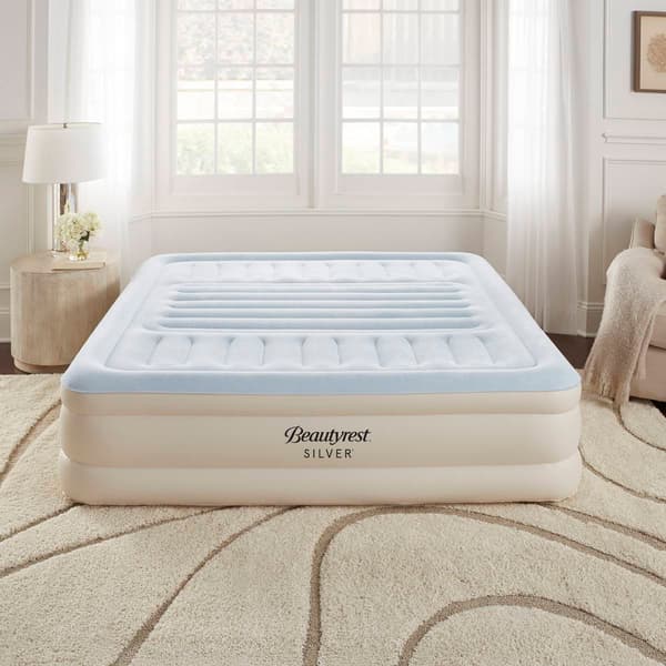 Beautyrest 18in. Lumbar Supreme Air Mattress & Inset Pump - Queen