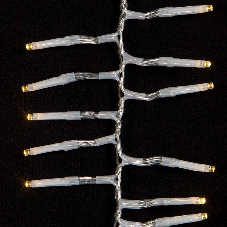 Kurt S. Adler 32.8ft. White LED Cluster Garland Lights