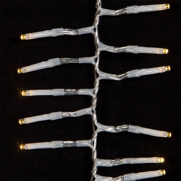 Kurt S. Adler 32.8ft. White LED Cluster Garland Lights