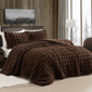 Alpine Cabin Bubble Faux Fur 3pc. Comforter Set - image 1
