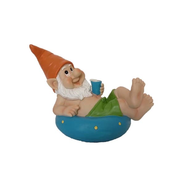 Santa's Workshop 6in. Gnome on Floaty - image 