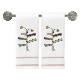 Nicole Miller City Girl 2pk. Fingertip Towels