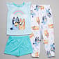 Girls Bluey 3pc. Rainbow Bluey Top/Shorts & Pants Pajama Set - image 1