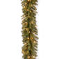 National Tree 9ft. Norwood Fir Garland w/Lights - image 1