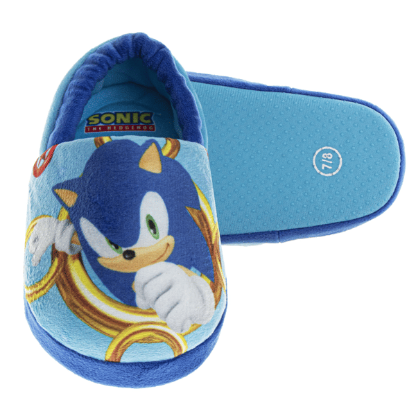 Little Boys SEGA Sonic™ the Hedgehog Plush Warm House Slippers