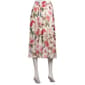 Womens Harlow & Rose Floral Butterfly Sash Belt Midi Skirt - image 2