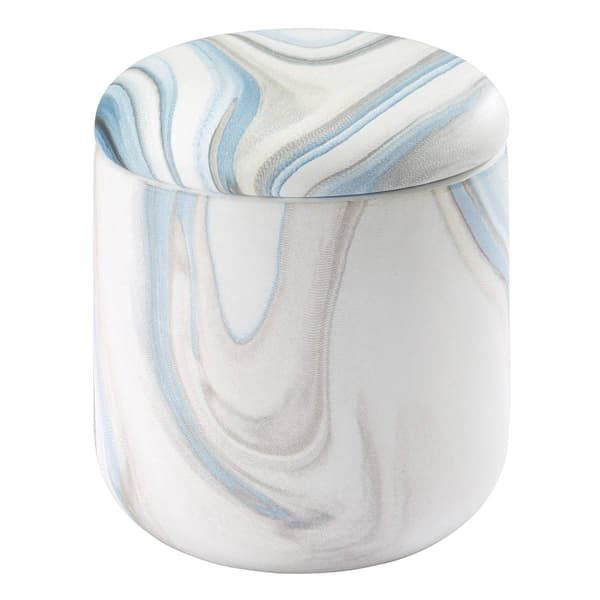 Avanti Waves Blue Covered Jar - image 