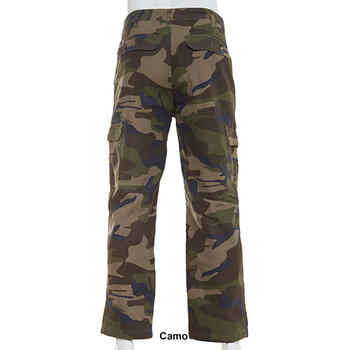  STANLEY Men's Fleece Lined Twill Cargo Pant, camo Print, 32X30:  Clothing, Shoes & Jewelry