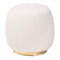 Baxton Studio Raelynn Modern Ivory Boucle Upholstered Ottoman - image 1