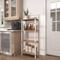 9th & Pike® Farmhouse White Wood Shelving Unit - image 11