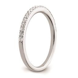 Pure Fire 14kt. White Gold Lab Grown Diamond Wedding Band