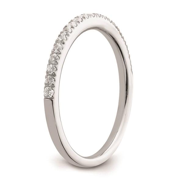 Pure Fire 14kt. White Gold Lab Grown Diamond Wedding Band