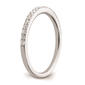 Pure Fire 14kt. White Gold Lab Grown Diamond Wedding Band - image 3