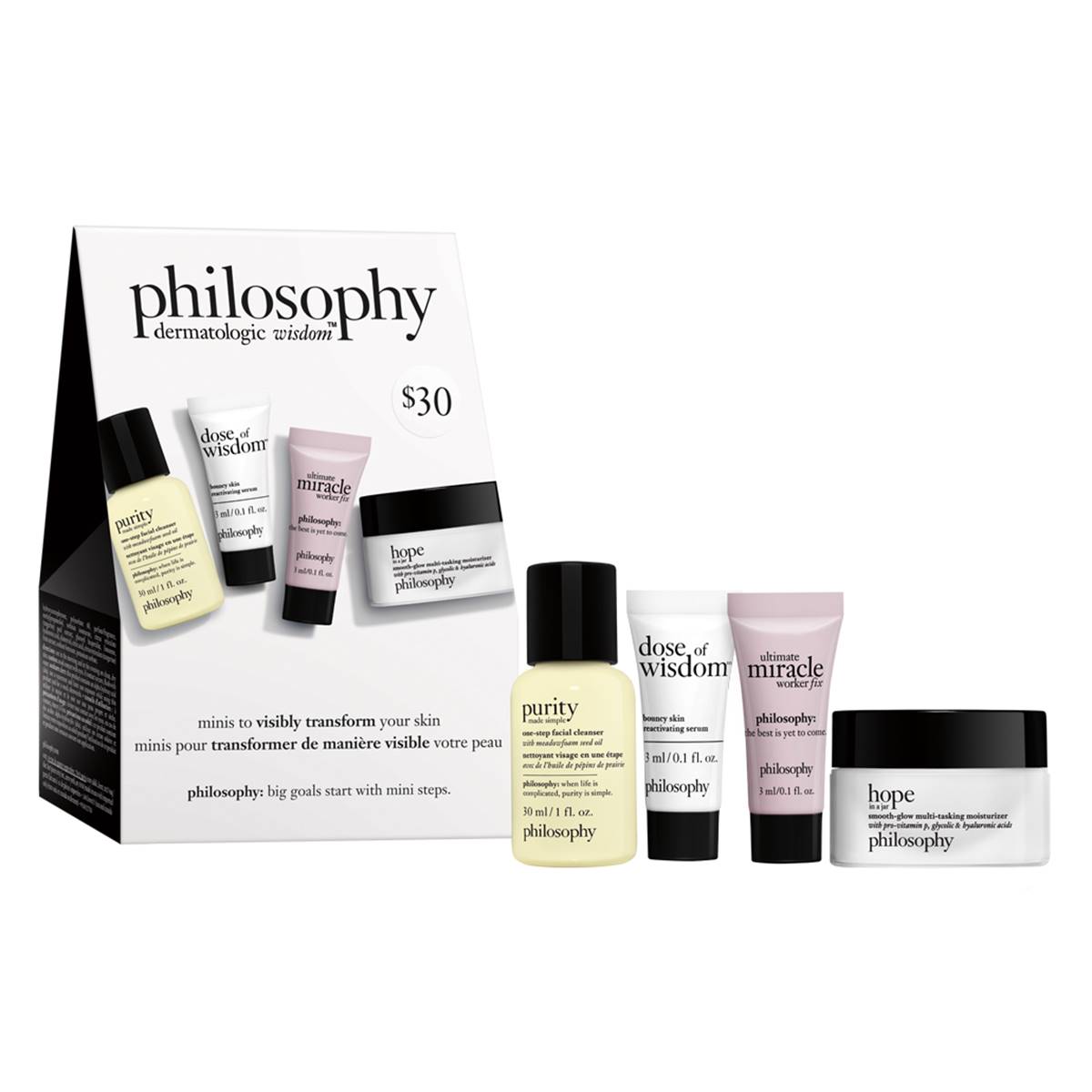 Open Video Modal for Philosophy Skincare Trial Set