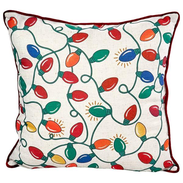 Harper Loft Christmas Lights Decorative Pillow - 18x18