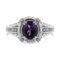 Haus of Brilliance Sterling Silver Amethyst Diamond Accent Ring - image 1