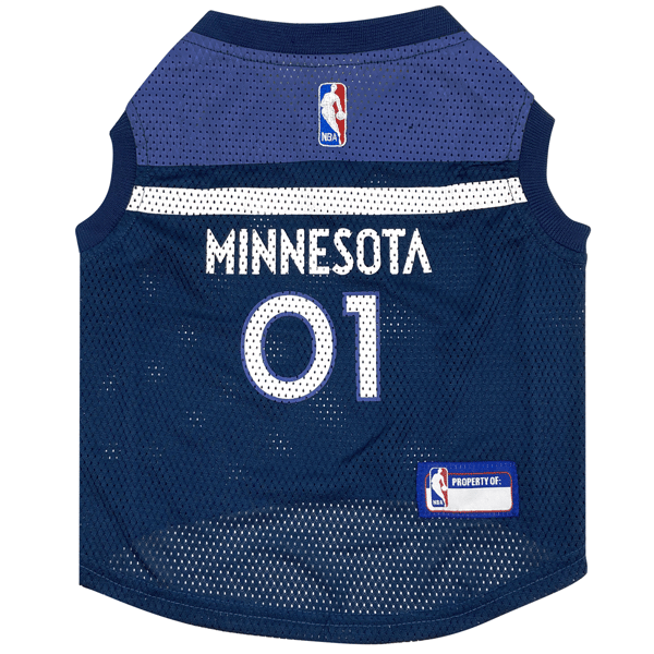 NBA Minnesota Timberwolves Mesh Basketball Pet Jersey
