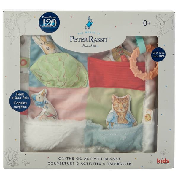 Beatrix Potter&#40;tm&#41; Peter Rabbit&#40;tm&#41; Peek a Boo On-the-Go Blanket - image 
