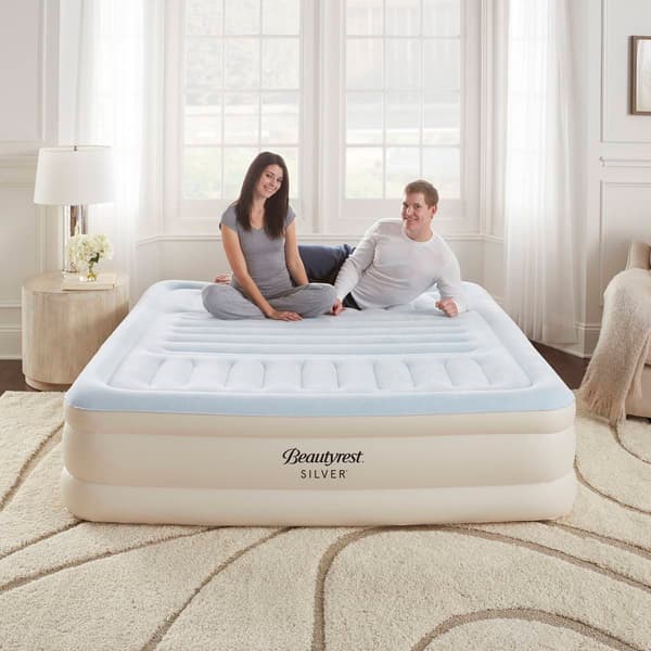 Beautyrest 18in. Lumbar Supreme Air Mattress & Inset Pump - Queen