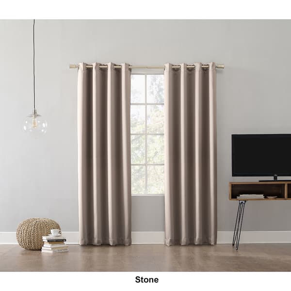 Sun Zero Troy 100% Blackout Grommet Curtain Panel