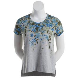Womens Preswick & Moore&#40;R&#41; Short Sleeve Placed Floral Tee