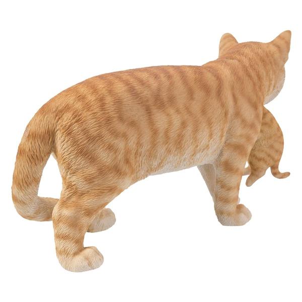 Hi-Line Gift Mother Cat Carrying Kitten Garden Statue