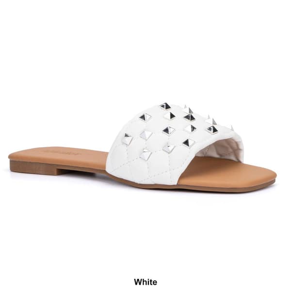 Womens Olivia Miller Shelly Slide Sandals