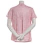 Plus Size Preswick & Moore® Short Sleeve Venetian Check Rings Tee - image 3
