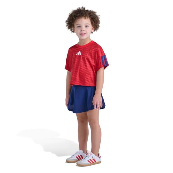 Toddler Girl adidas® Soccer Top & Skort Set