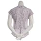 Petite Architect® Short Sleeve Split Neck Brushstroke Tee - image 2