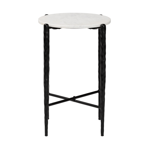 Baxton Studio Caledon Marble Side Table