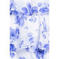 Juniors Blondie Nites Floral Triple Tier Lace Trim Skater Dress - image 5