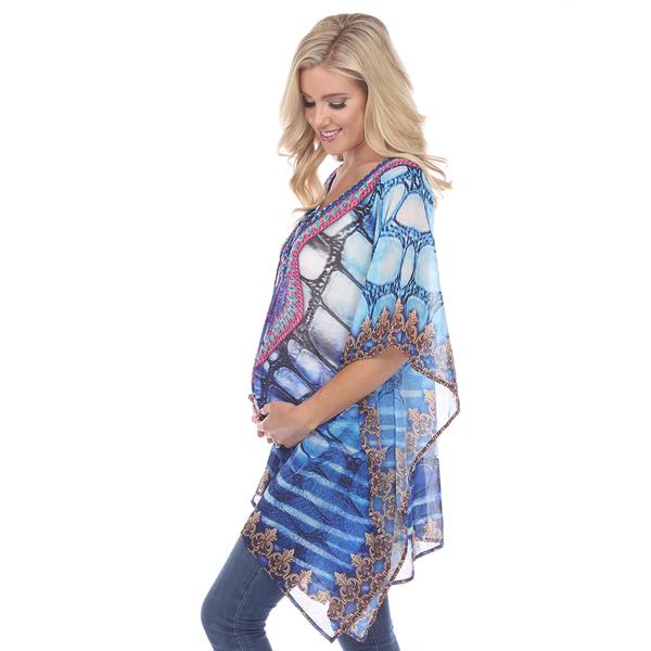 Womens White Mark Novelty Print Maternity Tunic Top