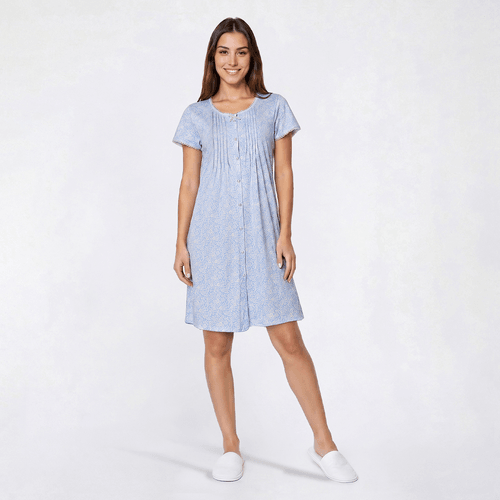 Womens Elizabeth & Nicole Short Sleeve Waltz Nightgown - image 