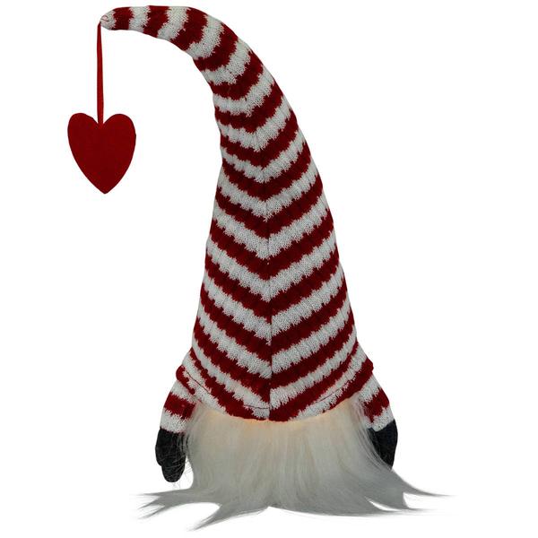 Northlight Seasonal LED Striped Valentine''s Day Gnome Figurine