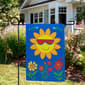 Northlight Seasonal Smiling Sun Floral Outdoor Garden Flag - image 3