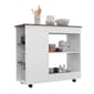 FM FURNITURE Arizona White Kitchen Cart - image 3