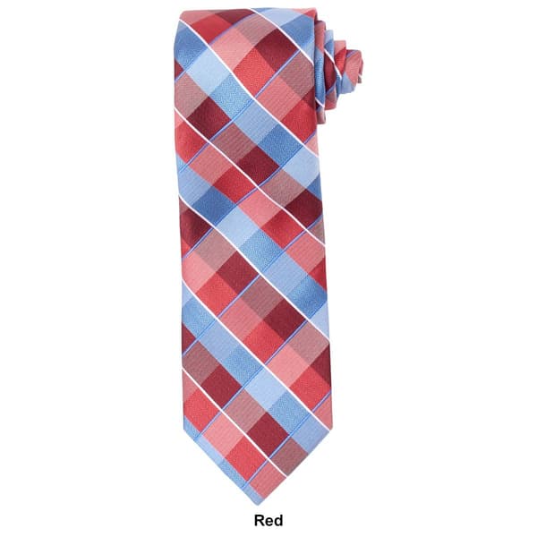 Mens John Henry® Brooklyn Plaid Tie