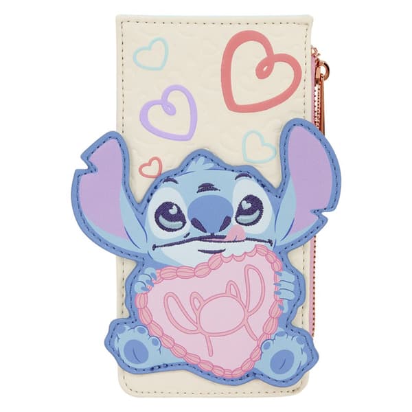 Womens Loungefly Lilo & Stitch Be Mine Card Holder