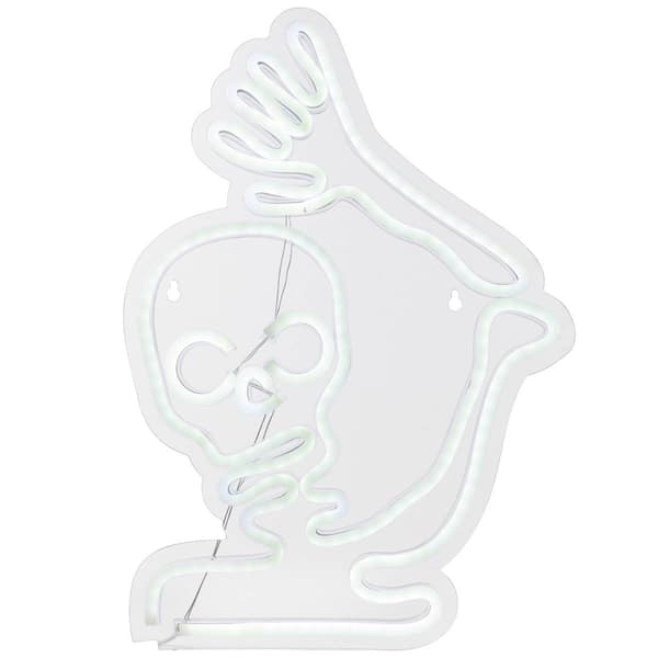 Northlight Seasonal 15in. LED Neon Skeleton Window Silhouette