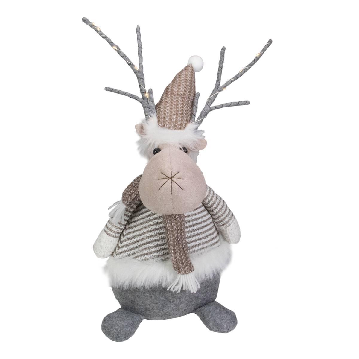 Northlight Seasonal 18in. LED Knit Reindeer Christmas Figure
