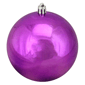 Northlight Shiny Purple Shatterproof Christmas Ball Ornament - image 2