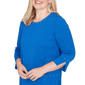 Plus Size Alfred Dunner Barcelona Jacquard Embellish Stud Blouse - image 5