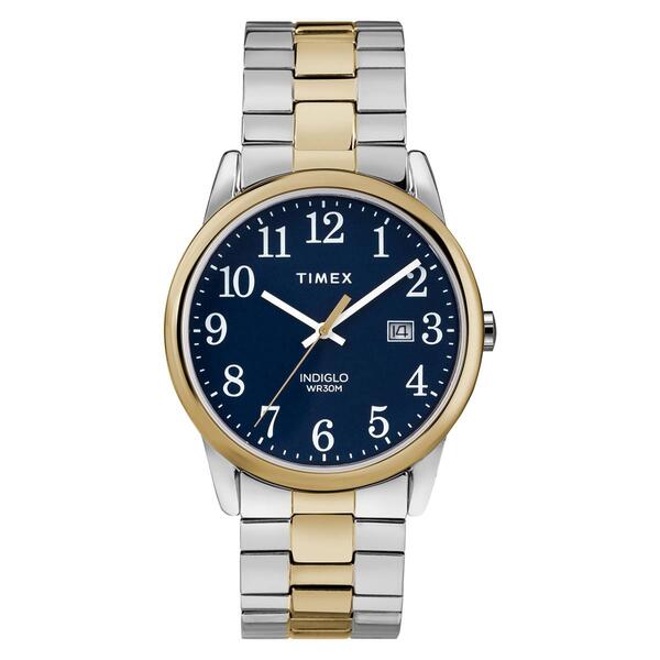 Mens Timex&#40;R&#41; Easy Reader Date Expansion Band Watch - TW2R58500JT - image 