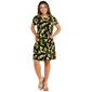 Plus Size Harlow & Rose Lemons Shift Dress-Black Beauty/Multi - image 1