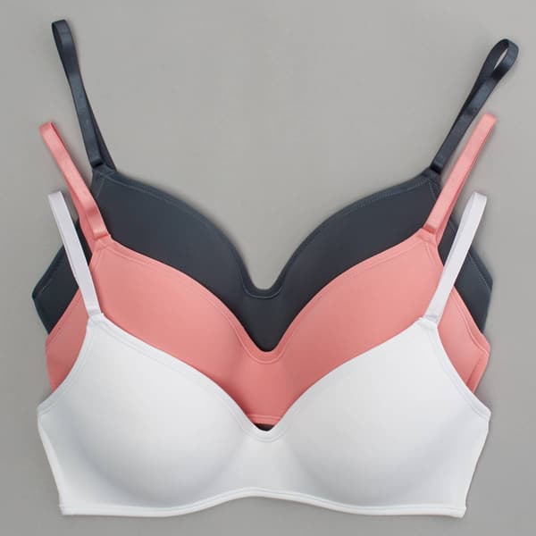 Womens René Rofé® 3pk. Weekender Bras B26009H3-WRET