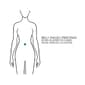 14-Gauge Surgical Steel Silver Glitter Belly Banana - image 2