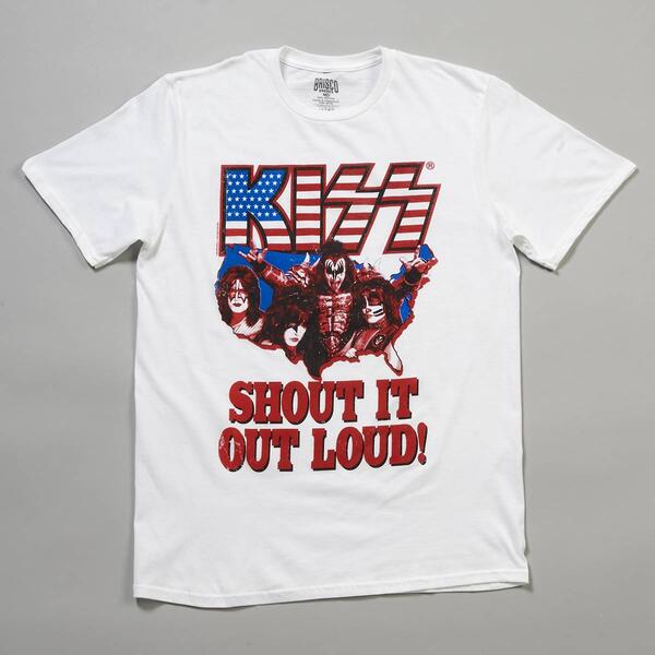 Young Mens KISS Graphic Tee - image 