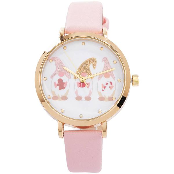 Womens Festive Gnomes White Dial Watch - ALB120A - image 