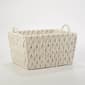 XL Braided Rectangle Cotton Rope Basket - image 1